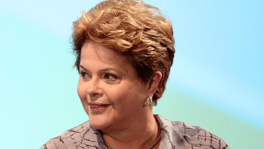 La présidente brésilienne Dilma Rousseff, le 8 octobre 2013 à Brasilia