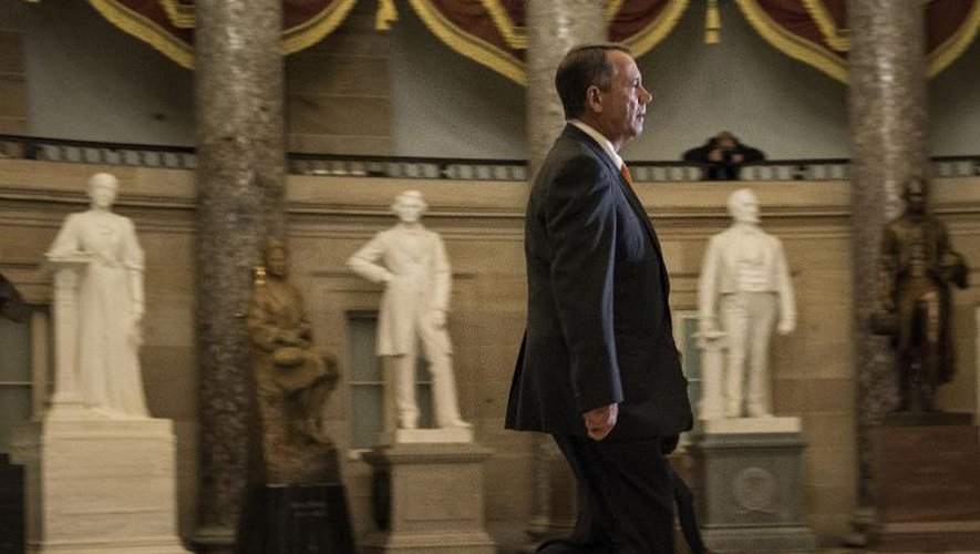 Le porte-parole du président de la Chambre des représentants John Boehner, le 16 octobre 2013 à Washington