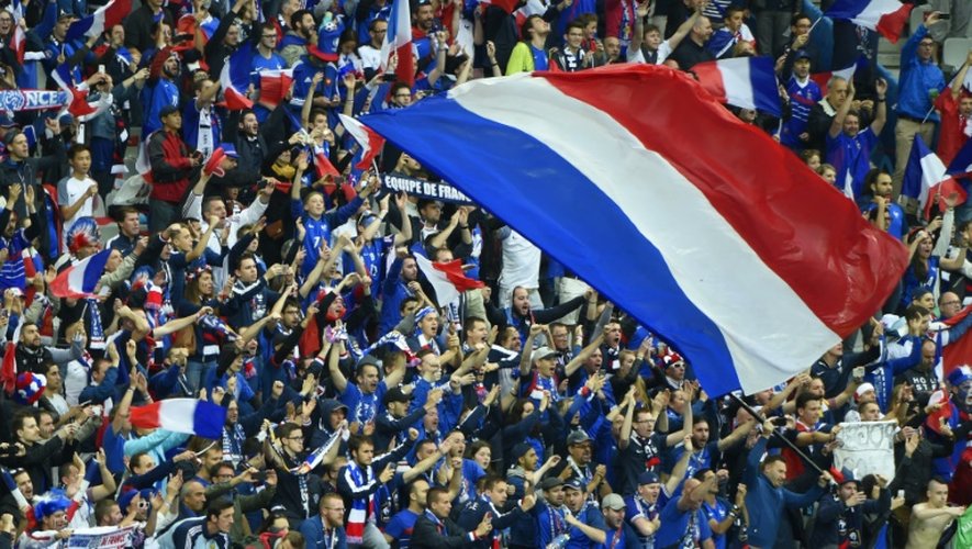 Les supporters français au Stade de France avant le quart de finale contre l'Islande, le 3 juillet 2016