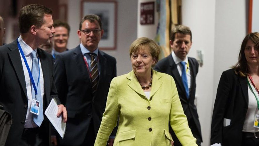 Angela Merkel le 17 juillet 2014 à Bruxelles