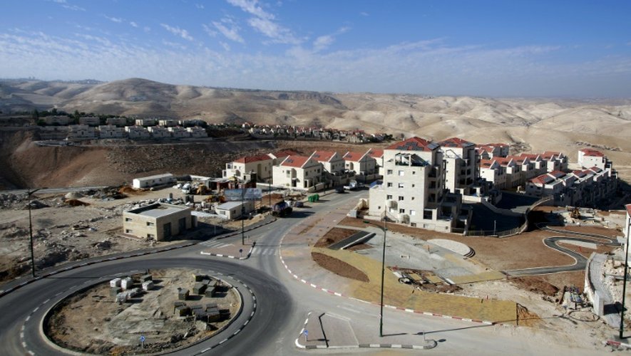 La colonie de Maale Adumin en Cisjordanie, à l'est de Jérusalem, le 11 novembre 2009