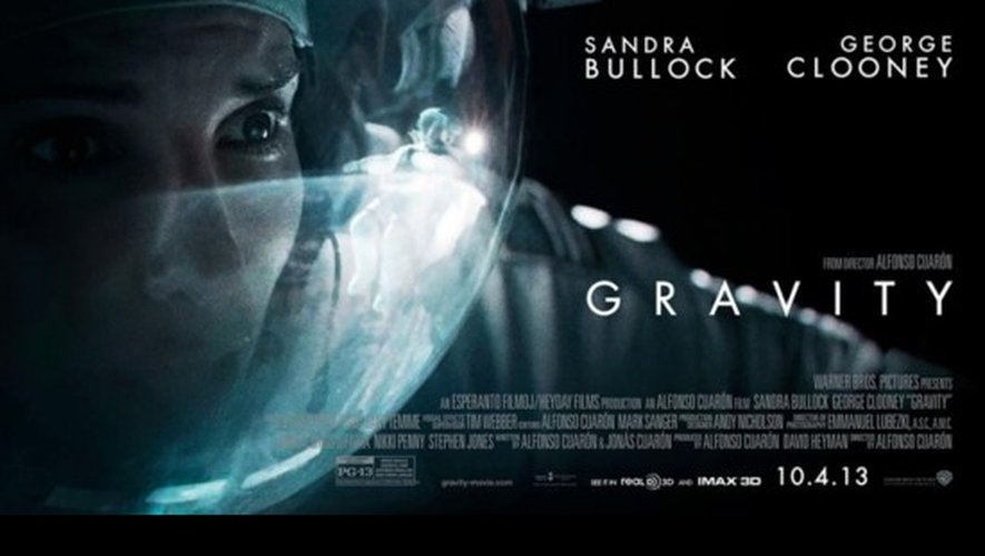 CINEMA : Gravity, le thriller choc de l&#039;espace dans les salles aujourd&#039;hui ! Photos et bande-annonce  