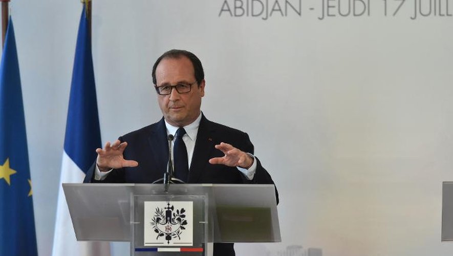 Conférence de presse de François Hollande le 17 juillet 2014 à Abidjan