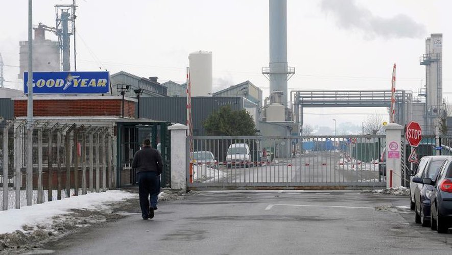 L'usine Goodyear à Amiens, dans le nord de la France, le 26 janvier 2013