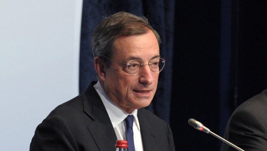 Le président de la Banque centrale européenne, Mario Draghi, le 2 octobre 2013 à Paris