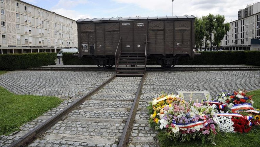 Le mémorial de la déportation à Drancy, le 16 juillet 2012