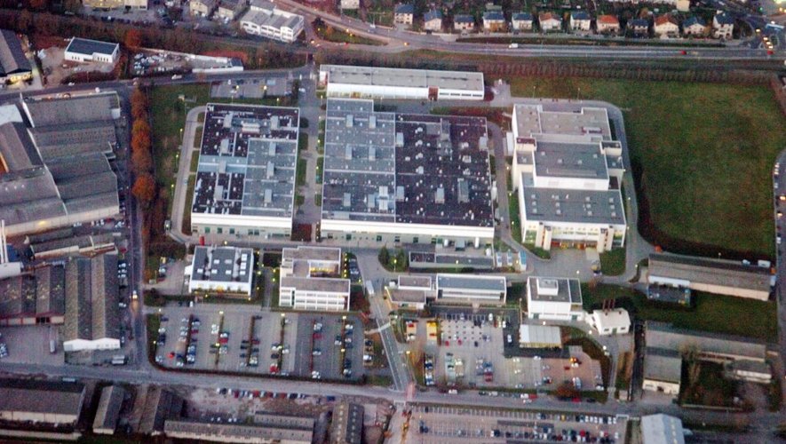 Le site de l'usine Bosch, à Onet-le-Château. L'entreprise allemande est le fleuron de la zone d'activité.