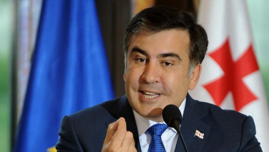 Mikheïl Saakachvili le 9 juillet 2013 à Tbilissi