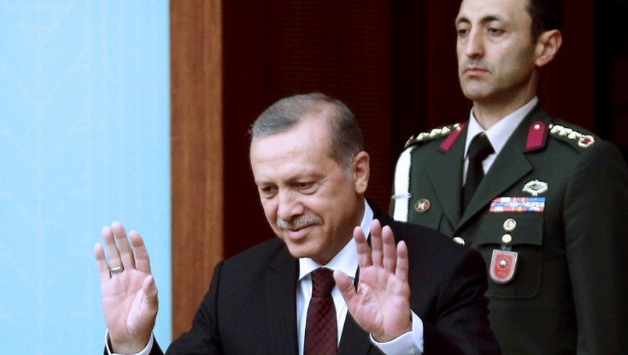 Le président turc Recep Tayyip Erdogan à Ankara le 23 juin 2015