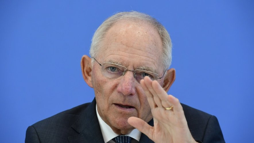 "Nous n'avons pas l'intention de commencer une course au (taux d'imposition le) plus bas", a déclaré le ministre allemand des Finances Wolfgang Schäuble le 6 juillet 2016 à Berlin
