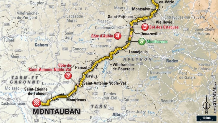 Tour de France 2016 : où le voir passer, aujourd'hui, en Aveyron ?