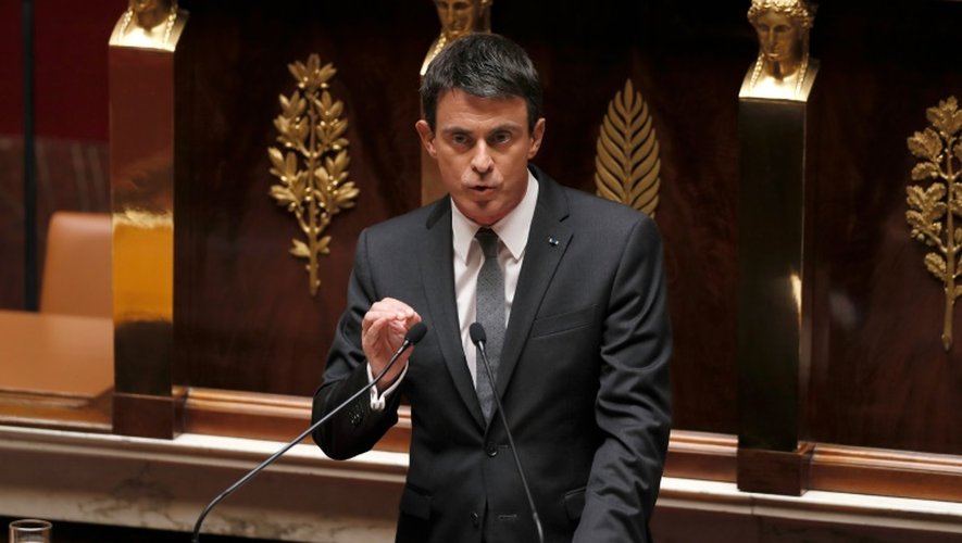 Le Premier ministre Manuel Valls à l'Assemblée nationale le 5 juillet 2016