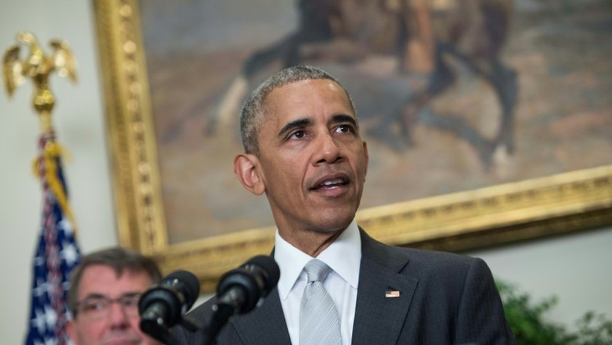 Le président américain Barack Obama lors de son discours sur l'Afghanistan à la Maison Blanche à Washington, le 6 juillet 2016