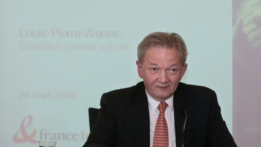Louis-Pierre Wenes lors d'une conférence de presse le 24 mars 2009 à Paris