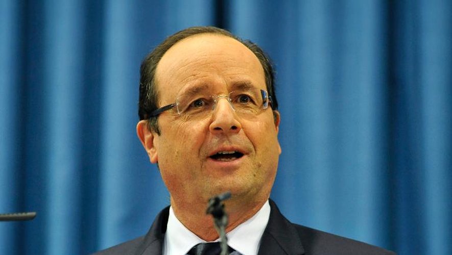 Le président français François Hollande, à Bratislava, le 29 octobre 2013
