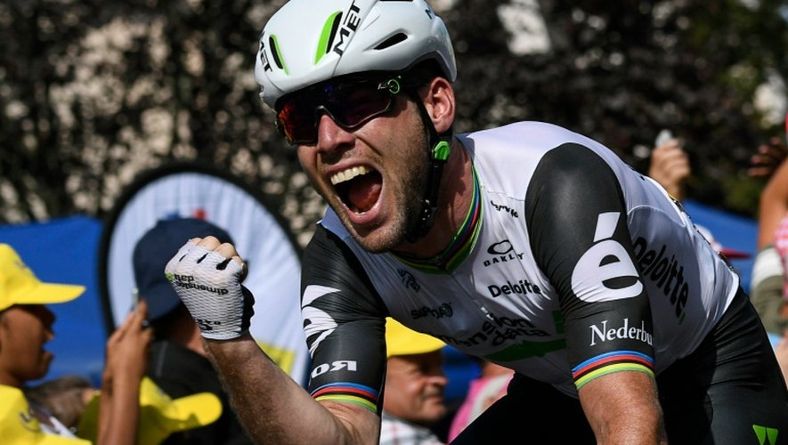 Le Britannique Mark Cavendish, vainqueur de la 6e étape du Tour de France, le 7 juillet 2016 à Montauban