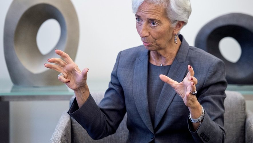 La directrice du FMI  Christine Lagarde le 6 juillet 2016 à Washington
