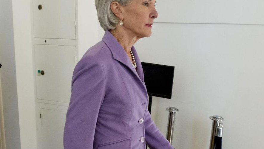 La secrétaire d'Etat à la Santé américaine, Kathleen Sebelius, à Washington, le 21 octobre 2013