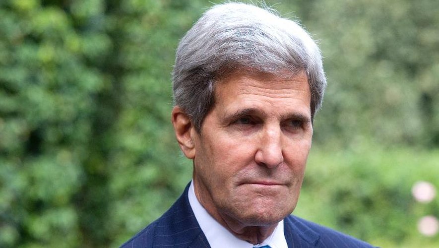 Le secrétaire d'Etat américain John Kerry, le 23 octobre 2013 à Rome