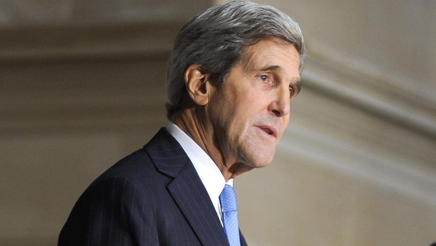 Le secrétaire d'Etat américain John Kerry, le 30 octobre 2013 à Washington