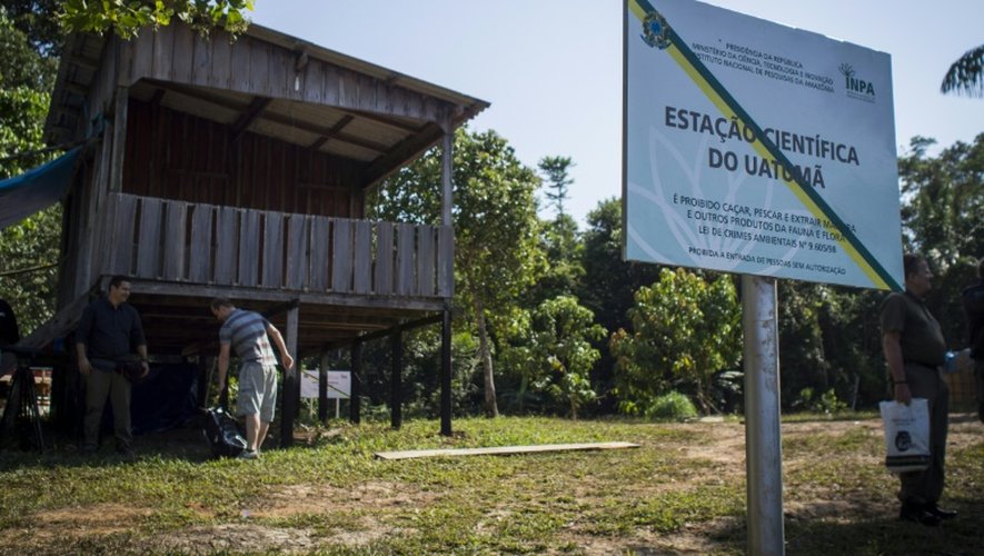 La station scientifique de Uatuma, dans l'état brésilien de l'Amazonas, le 22 août 2015