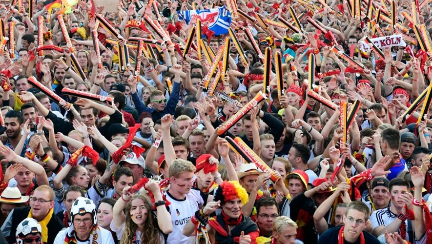Les supporters allemands le 7 juillet 2016 à Marseille