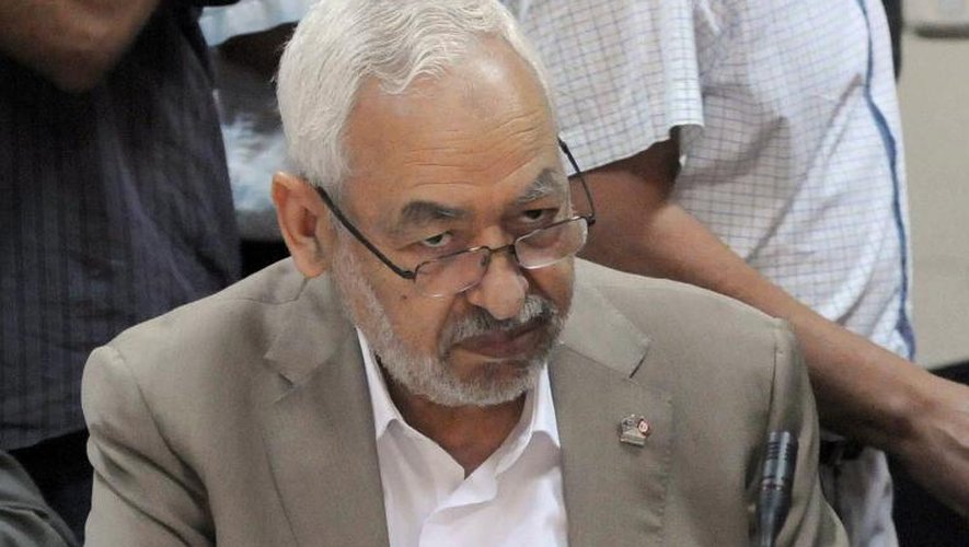 Le chef du parti islamiste Ennahda, Rached Ghannouchi, le 25 octobre 2013 à Tunis