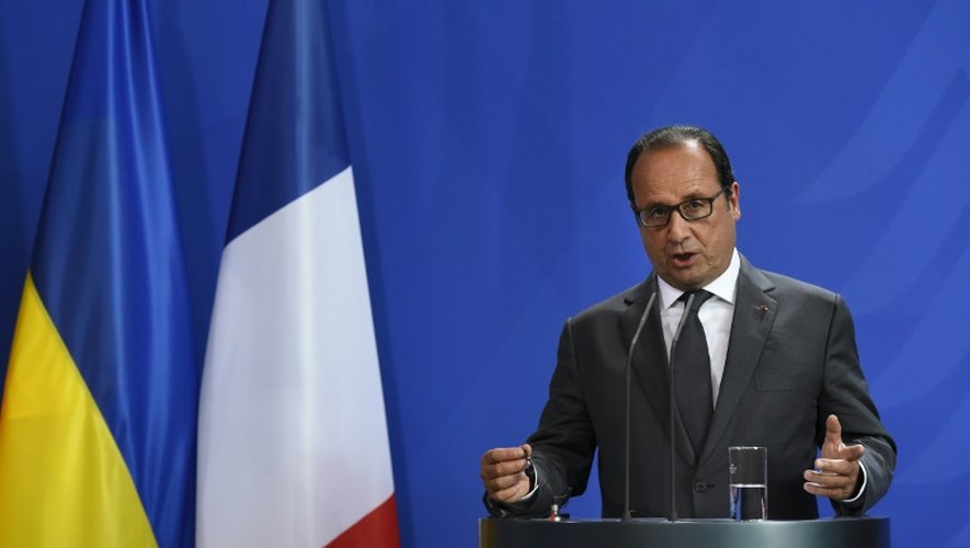François Hollande le 24 août 2015 à Berlin