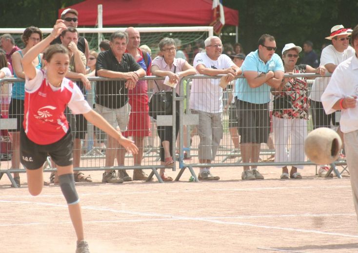 Mélanie Foucras (Colombiès) en tête avant la dernière partie.