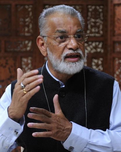 Le directeur de l'Organisation indienne de recherche spatiale, Koppillil Radhakrishnan, le 31 octobre 2013 à New Delhi