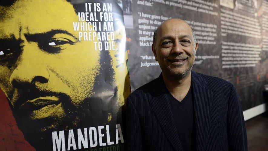 Le producteur Anant Singh, le 17 septembre 2013 à la Fondation Mandela, à Johannesburg