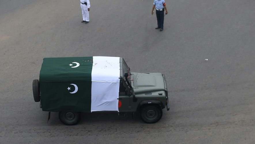 Hommage à Abdul Sattar Edhi, le 9 juillet 2016 à Karachi