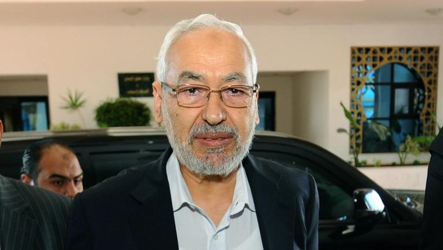 Le leader du parti islamiste Ennahda, Rached Ghannouchi, le 2 novembre 2013 à Tunis