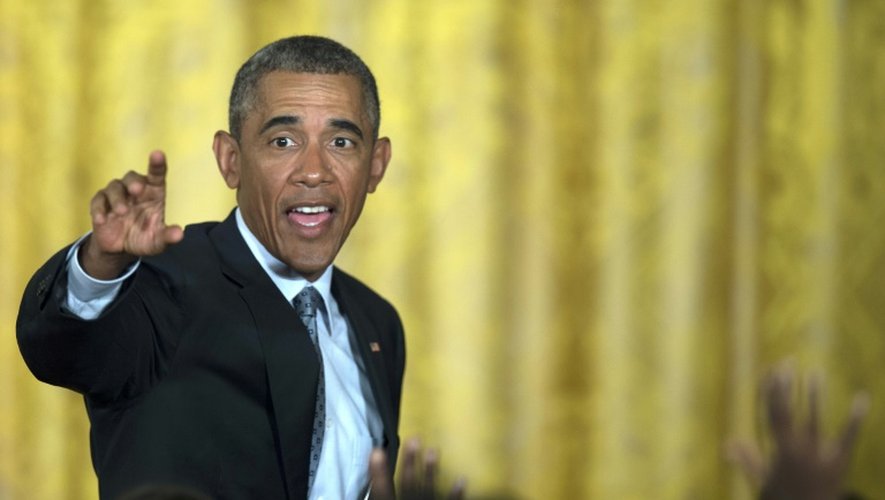 Le président des Etats-unis, barack Obama, à la Maison Blanche le 26 août 2015