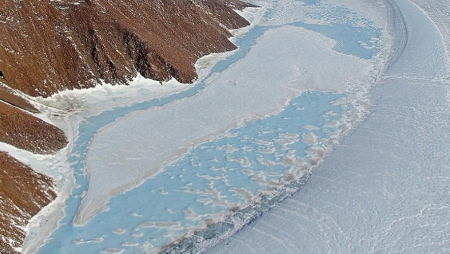 Des glaciers du nord-est du Groenland, dans une image diffusée par la Nasa le 15 décembre 2014