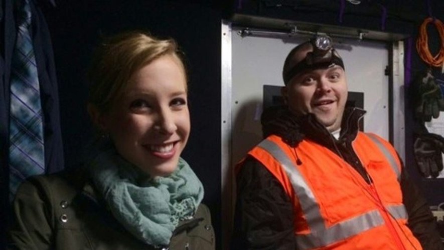 Photo non datée fournie par la chaîne locale WDBJ7-TV de Roanoke en Virginie d'Alison Parker, 24 ans et Adam Ward 27 ans, les deux journalistes abattus lors d'un direct le 26 août 2015 à Roanoke en Virginie