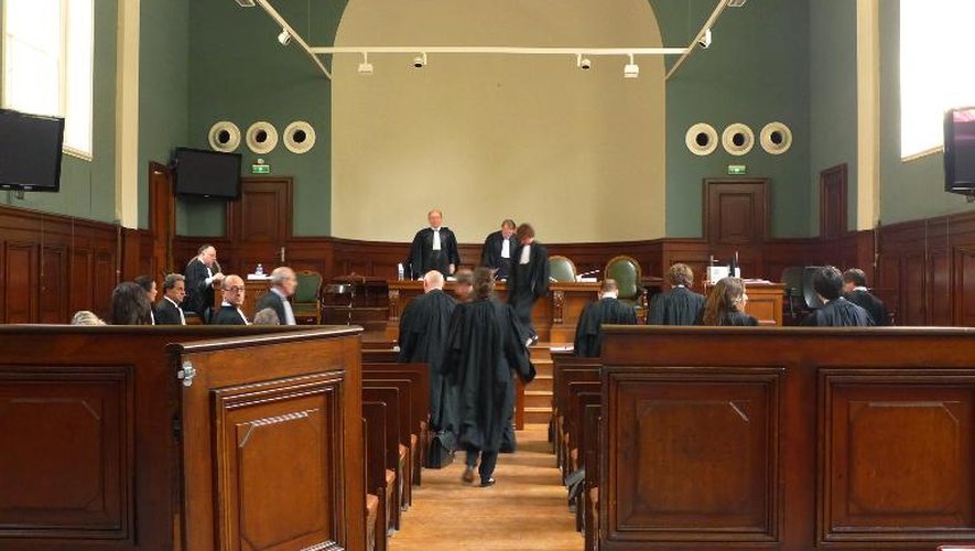 Une salle d'audience au tribunal de Bordeaux