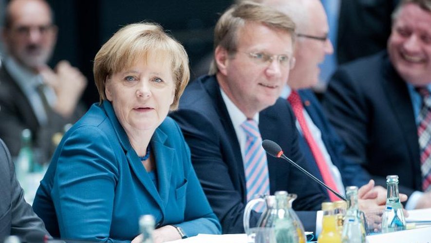 La chancelière allemande Angela Merkel, le 5 novembre 2013 à Berlin