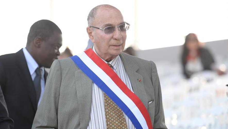 Serge Dassault à Paris, le 14 juillet 2013