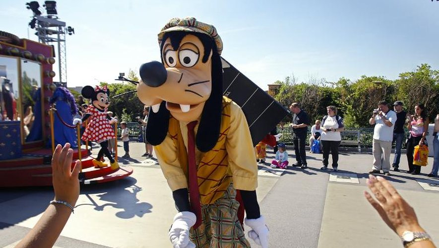 Le parc d'attraction Disneyland Paris, à Marne-la-Vallée, le 19 septembre 2003