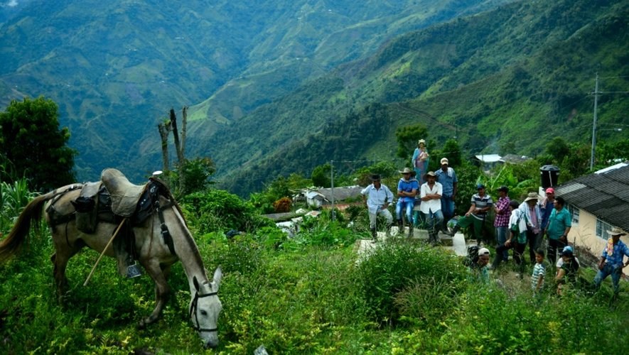 Des habitants de Pueblo Nuevo en Colombie le 10 juillet 2016