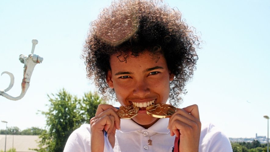 Déjà en bronze au Mondial U20 en 2014, Fanny Hoarau a croqué à pleines dents l’été 2015.