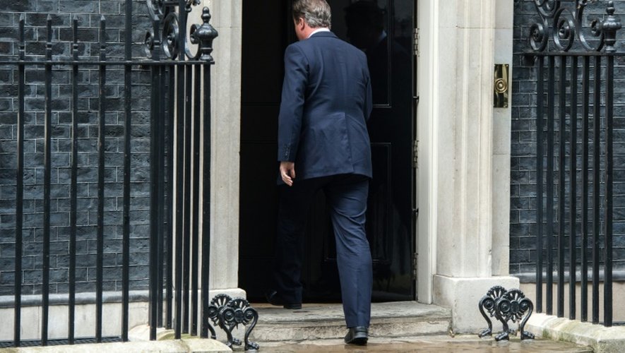 Le Premier ministre britannique démissionnaire David Cameron, le 11 juillet 2016 à Londres