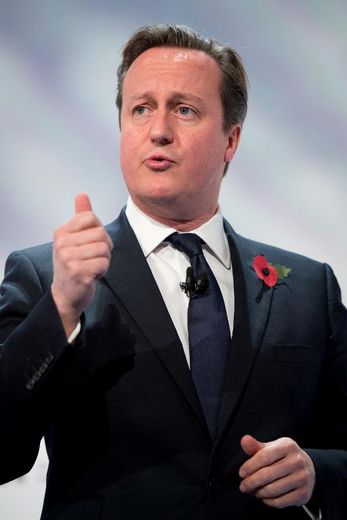 Le Premier ministre britannique David Cameron, le 4 novembre 2013 à Londres