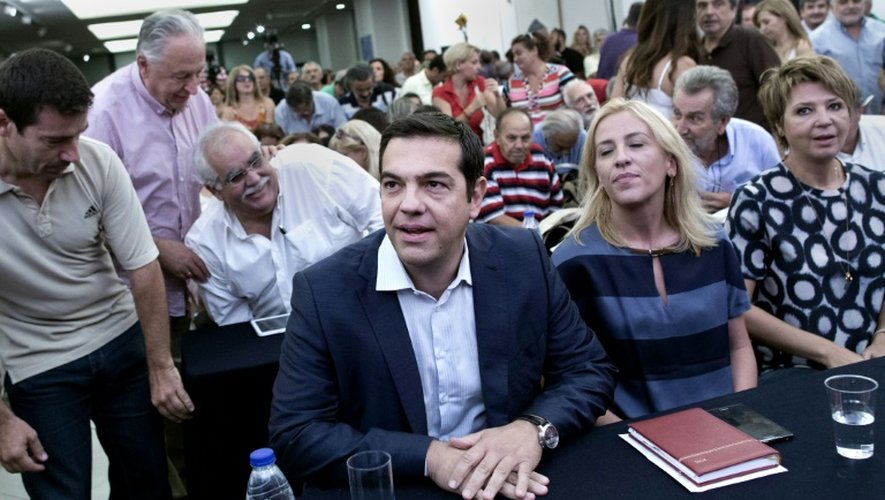 Alexis Tsipras le 29 août 2015 à Athènes