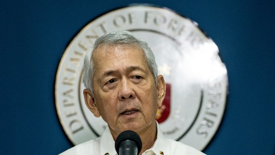 Le ministre philippin des Affaires étrangères, Perfecto Yasay, le 12 juillet 2016 à Manille