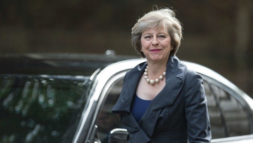 Theresa May à son arrivée le 12 juillet 2016 à Downing Street