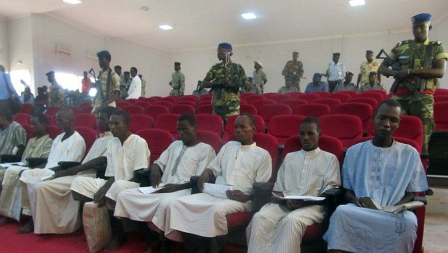 Ouverture du procès de membres présumés de Boko Haram à N'Djamena au Tchad, le 26 août 2015