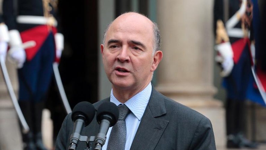 Le ministre de l'Economie, Pierre Moscovici, à l'Elysée le 8 novembre 2013