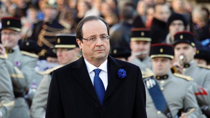 François Hollande le 11 novembre 2013 à Oyonnax